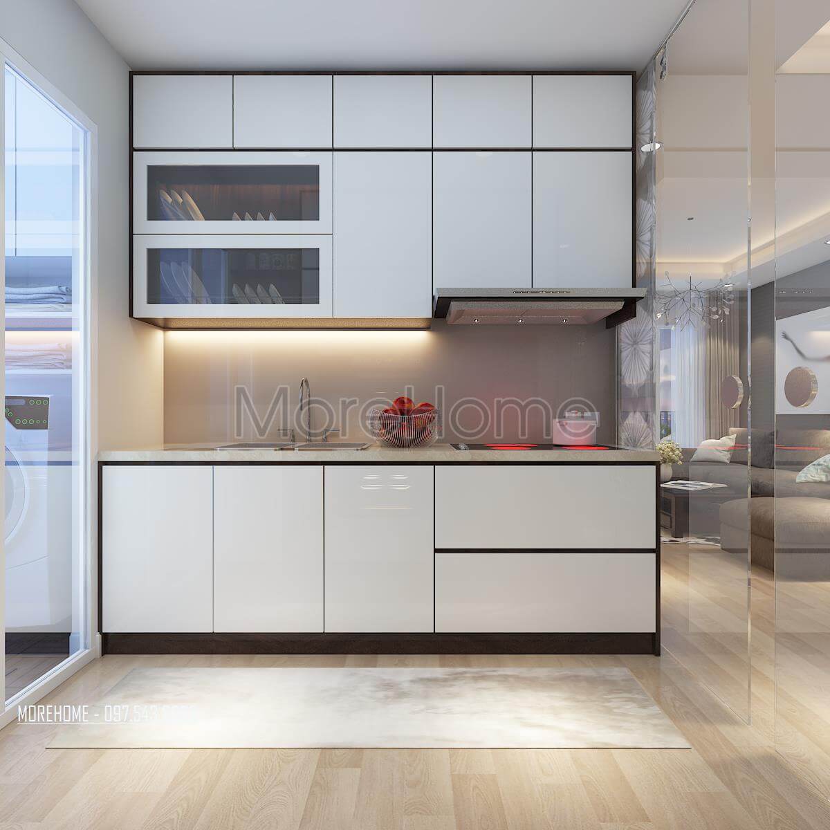 Thiết kế nội thất căn hộ chung cư Hoàng Mai